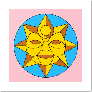 Sun of Abundance (brown) Posters and Art